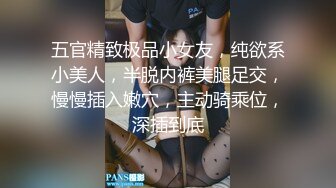 五官精致极品小女友，纯欲系小美人，半脱内裤美腿足交，慢慢插入嫩穴，主动骑乘位，深插到底